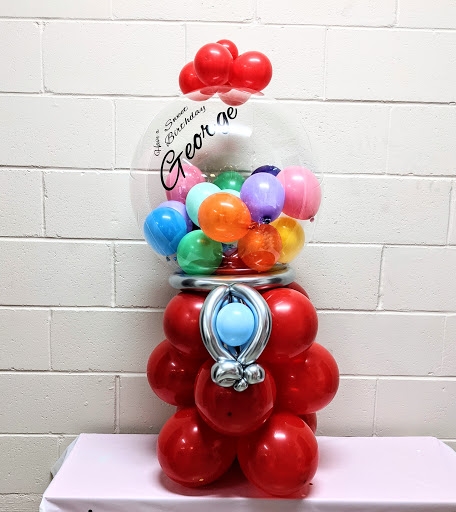Have a Sweet Birthday Custom Name Candy Machine Balloon Centerpiece