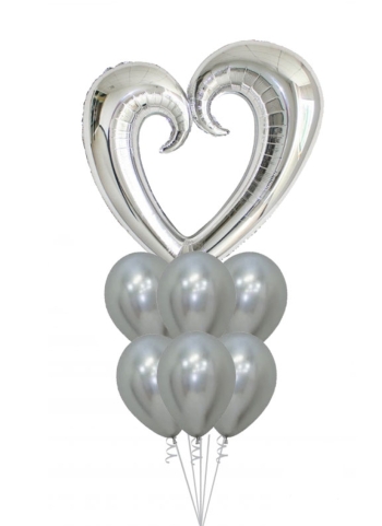 Wedding Anniversary Open Heart Bouquet