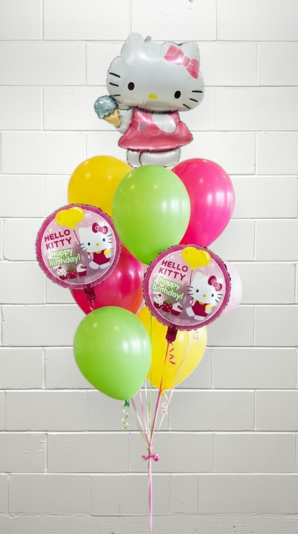 Sweet Happy Birthday Hello Kitty Balloon Bouquet