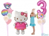 Hello Kitty Pick An Age Birthday Balloon Set 