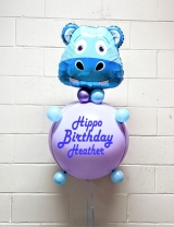 Hippo Birthday To You Custom Balloon
