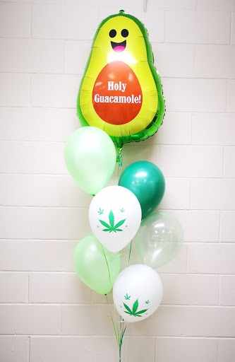 Holy Guacamole Marijuana Balloon Bouquet