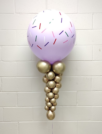 Ice Cream Come With 100 Sprinkles HHTMT Balloon Bunch