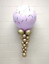 Ice Cream Come With 100 Sprinkles HHTMT Balloon Bunch