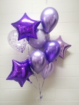 Ideal Purple Bunch Balloon Bouquet  