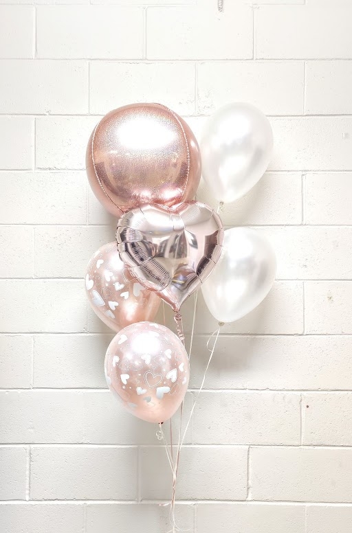 Iridescent I Love You Balloon Bouquet