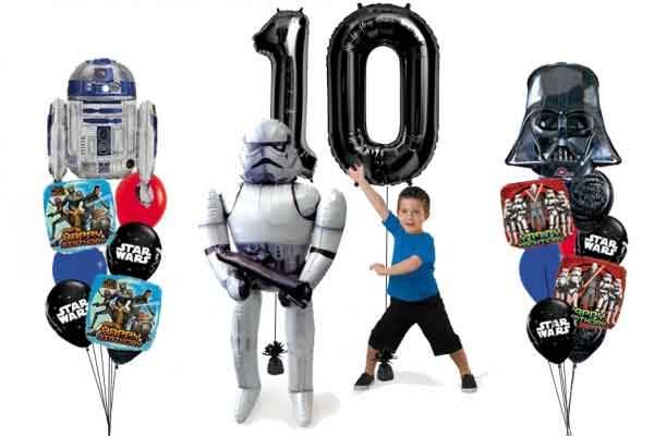 It's A Birthday! Star Wars Balloon Set Age 10
