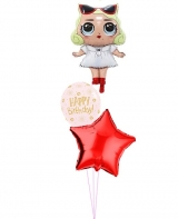Leading Baby LOL Surprise Doll Birthday Balloon Bouquet