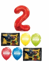 Lego Batman Pick an Age Red Birthday Bouquet