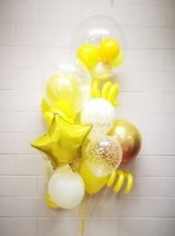 Lemon Yellow Deluxe Custom Balloon Bouquet 