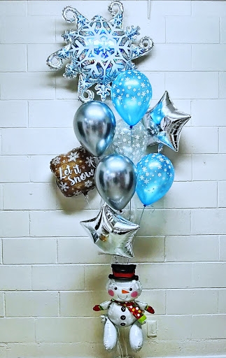 Let it Snowman Balloon Bouquet 