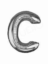 Silver Letter Balloon C
