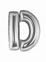 Silver Letter Balloon D
