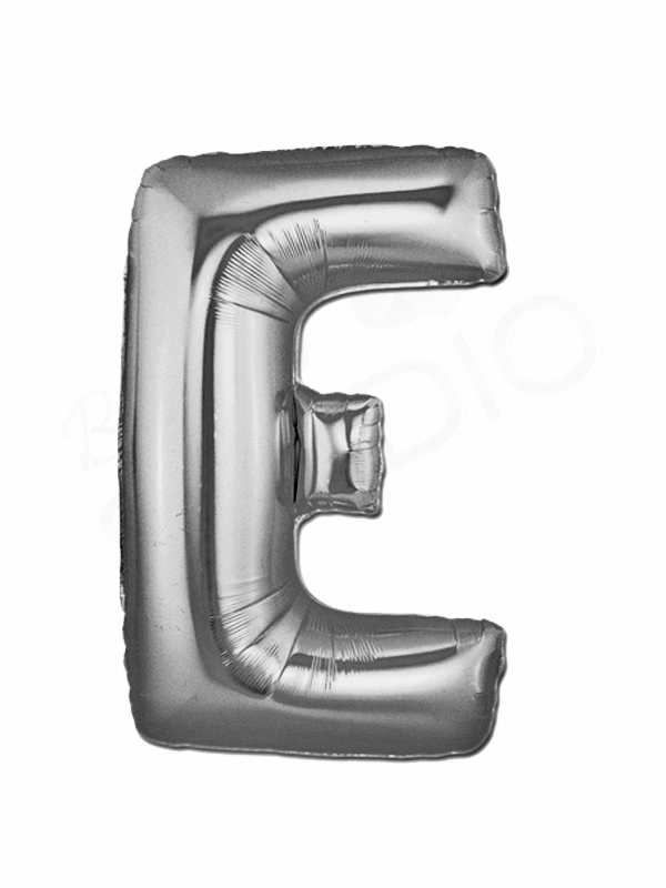 Silver Letter Balloon E