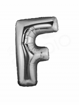 Silver Letter Balloon F