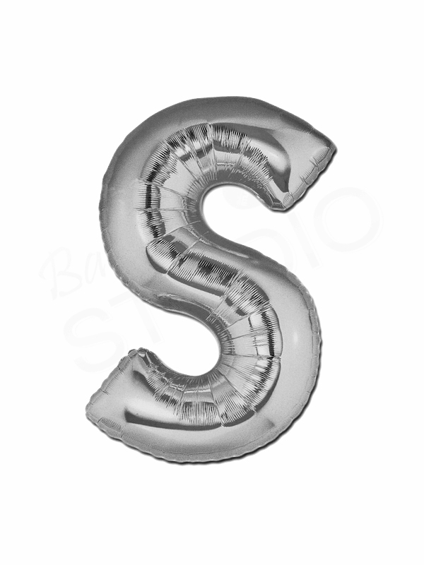 Silver Letter Balloon S