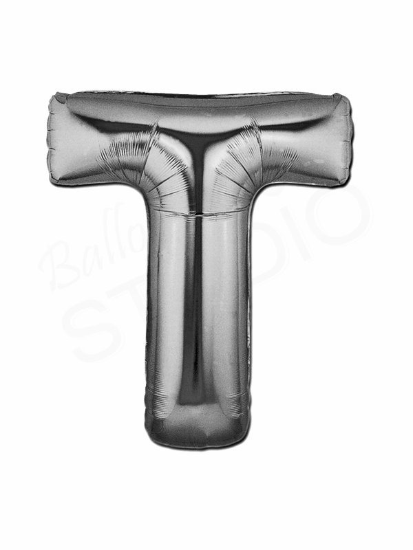 Silver Letter Balloon T