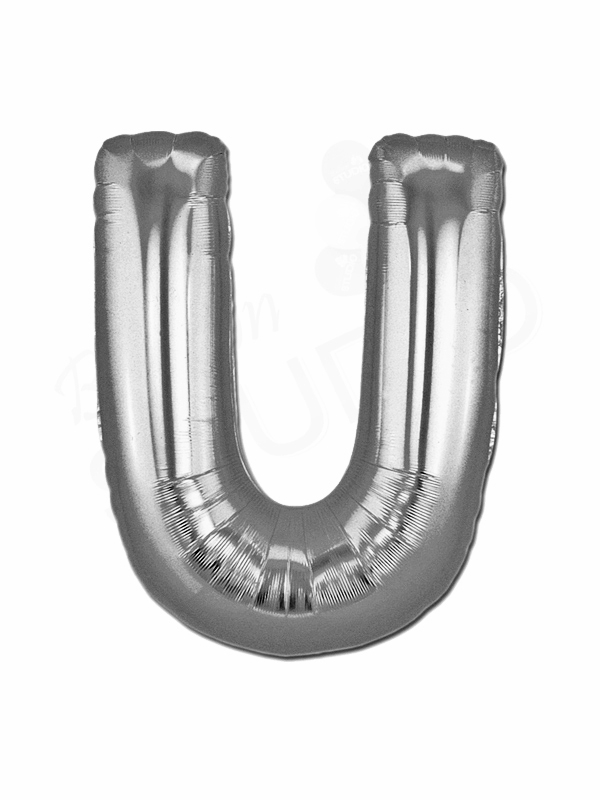Silver Letter Balloon U