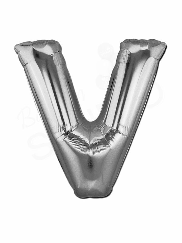 Silver Letter Balloon V