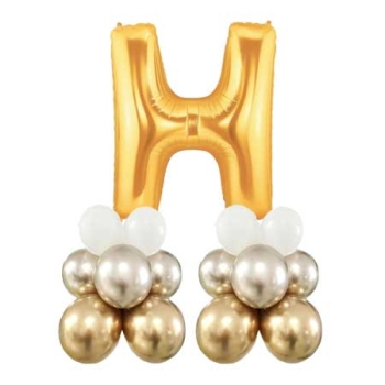 Letter H Balloon 55inch Standup