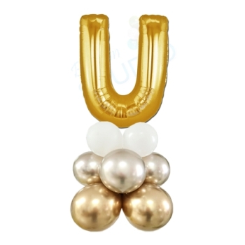 Letter U Balloon 55inch Standup
