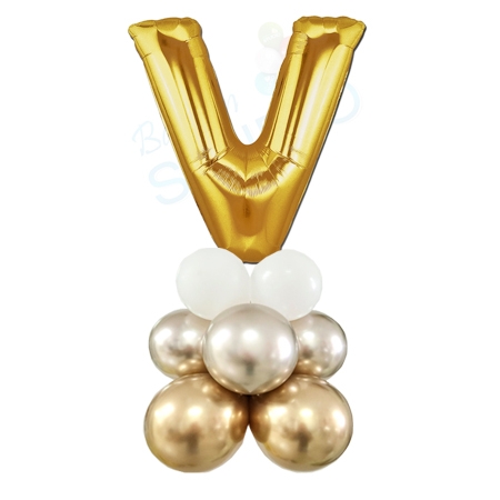 Letter V Balloon 55inch Standup