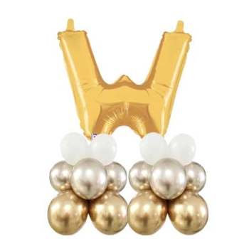 Letter W Balloon 55inch Standup
