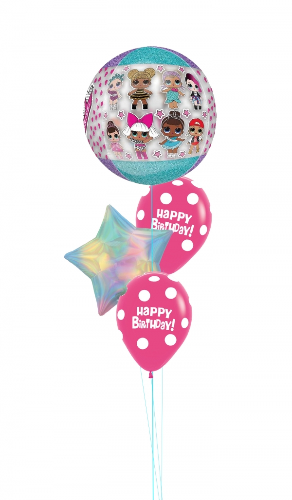 LOL Happy Birthday Bouquet Orbz