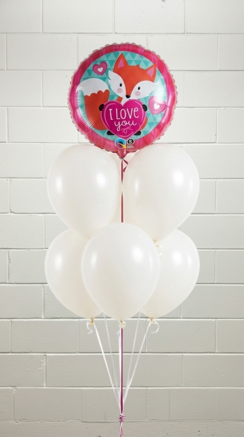 I Love You Fox Simply Sweet Balloon Bouquet