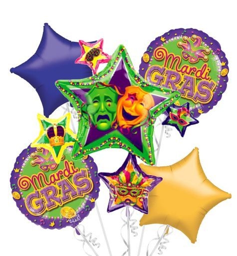 Mardi Gras Stars Bouquet 6