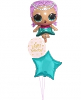 Merbaby LOL Surprise Doll Birthday Balloon Bouquet