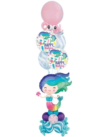 Mermaid Birthday Stand Up Bouquet 5
