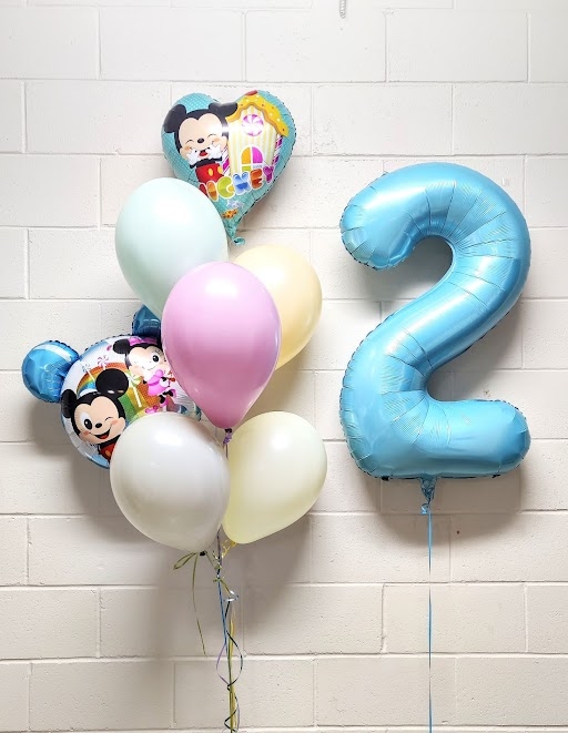 Mickey and Minnie Mouse Candy Balloon Bouquet 