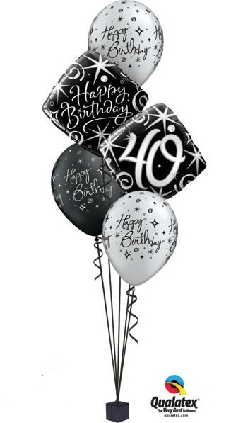 Milestone 40th Birthday Bouquet 25