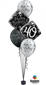 Milestone 40th Birthday Bouquet 25