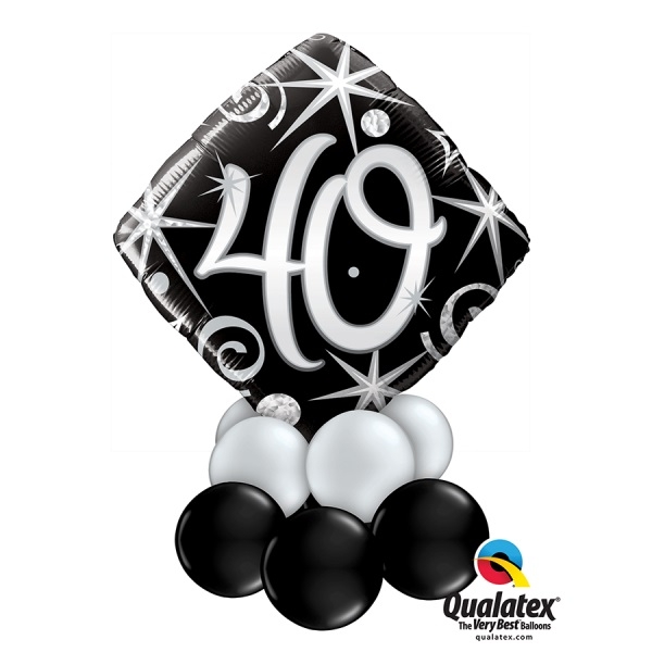 Milestone 40th Birthday Centerpiece 26