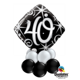 Milestone 40th Birthday Centerpiece 26