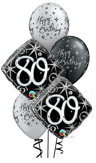 Milestone 80th Birthday Bouquet 15