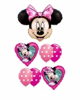 Minnie Mouse Birthday Balloon Bouquet 9 