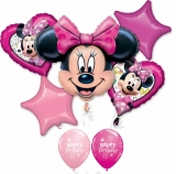 Minnie Mouse Birthday Balloon Bouquet