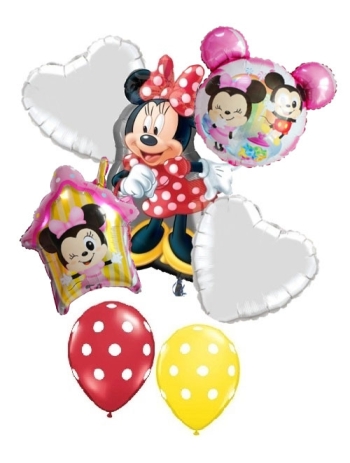 Minnie Mouse Red Birthday Bouquet