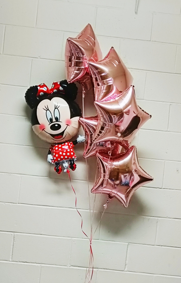 Minnie Mouse & Rose Gold Stars Bouquet