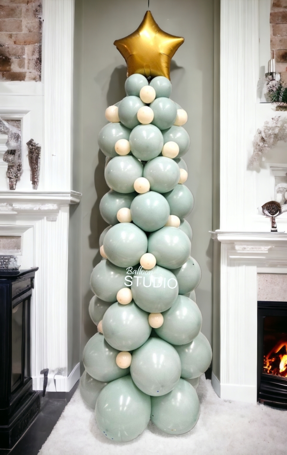 7ft Mint and Cream Christmas Tree
