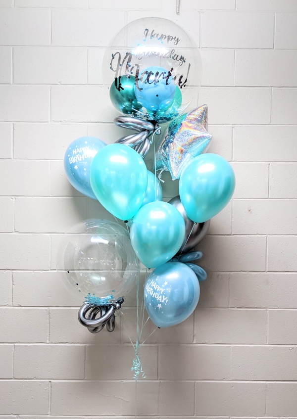 Minty Birthday Wishes To You Balloon Bouquet