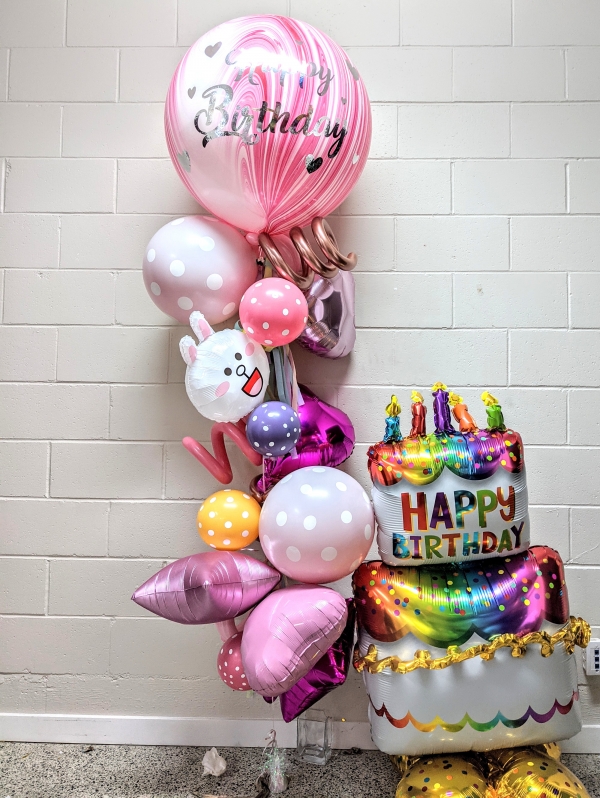 Miscellaneous Polka Custom Print Tassel Bubble Strand With Cake