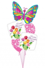 Mother's Day Bouquet with Tulips and Jr Butterfly