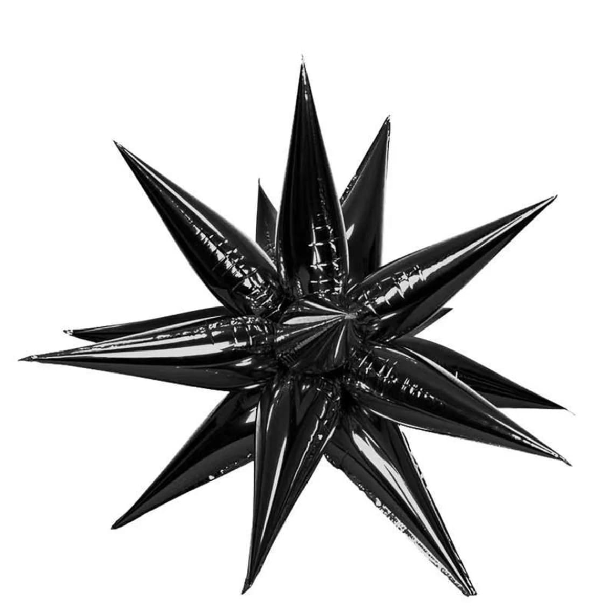 Multi Balloon Black Magic Star Starburst