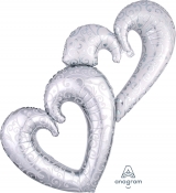 Multi Shape - Interlocking Hearts 53"x36"