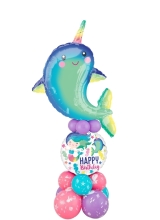 Narwhal Birthday Stand Up 