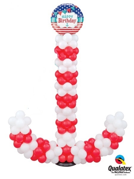 6FT Nautical Anchor Column INDOOR